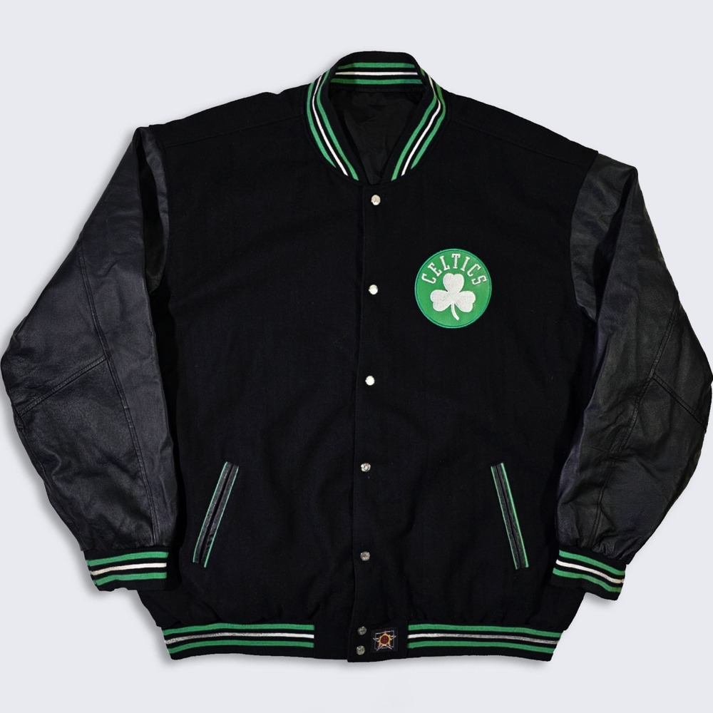 Boston Celtics Vintage Y2K Jeff Hamilton Reversible Jacket - Picture 2 of 11